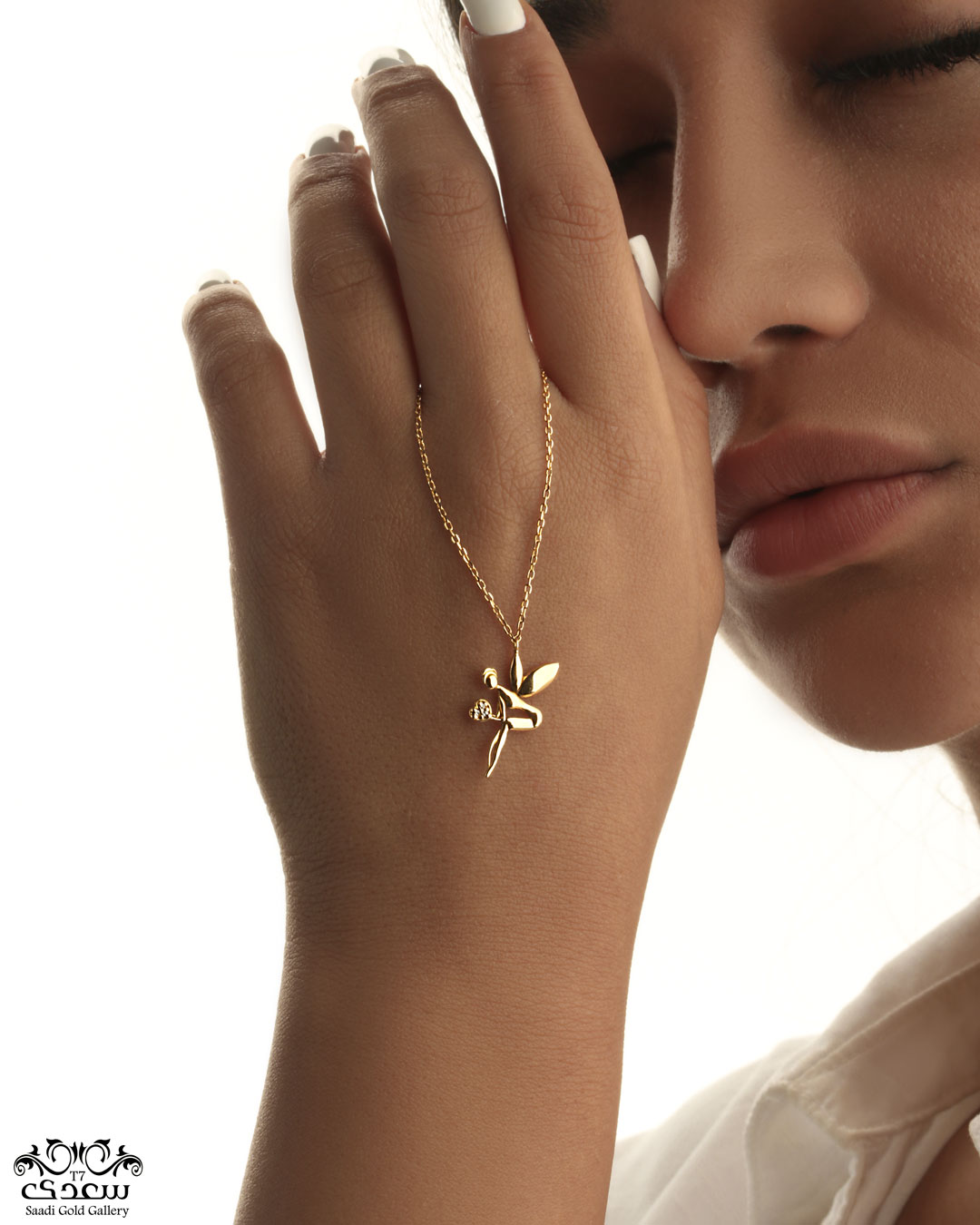 an angle necklace